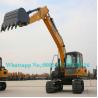 Heavy Duty Construction Equipment Movers , Xcmg Walking Excavator With 0.4 M3