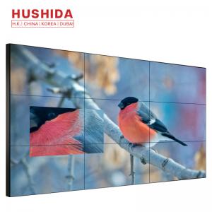 China HUSHIDA Indoor Advertising 3X3 LCD TV Screen Video Wall 49 Inch Seamless supplier