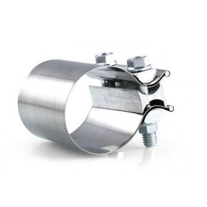 Stainless Steel Butt Joint Exhaust Repair Clamp Perfect Sealing Muffer / Downpipe  Clamp