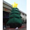 China Green PVC Coated Nylon Advertising Inflatable Chrismas Tree For Decoration wholesale