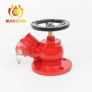 China Natural Or Painted Brass / Bronze Oblique Fire Hydrant Landing Valve supplier