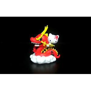 China Red Dragon Custom Plastic Toys Hello Kitty Figure With Chinese Dragon supplier