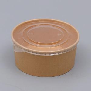 China Restaurant 1000ml Disposable Kraft Food Containers supplier