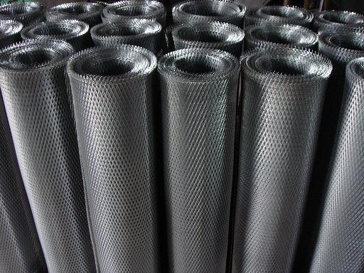 flattened expanded metal/ spray paint expanded metal mesh