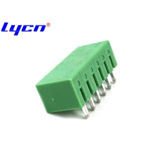 China homem Pluggable do conector do bloco de terminais do PWB do passo de 3.50mm sem orelha supplier