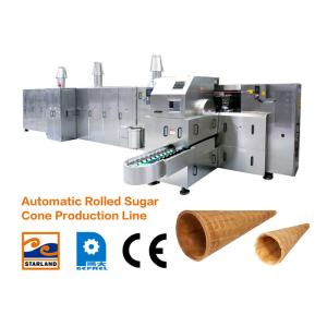 Automatic Chocolate Roller Sugar Cone Production Line 10000cones/Hour