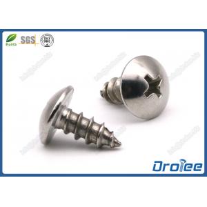 China Marine Grade 316 Stainless Steel Sheet Metal Screws, Truss Head, Philips Drive supplier