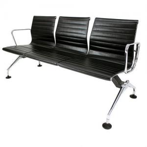 3-4 Seating Office Waiting Room Chairs , Modern Reception Chairs Different Color Available