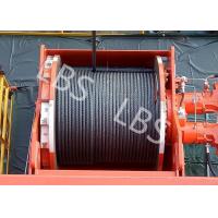 China LBS Groove Offshore Tower Crane Winch Drum Hydraulic Crane Winch on sale