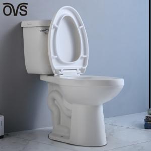 China Tall Ada 2 Piece Toilet Dual Flush Toilet Elongated Bowl Two Piece Closet wholesale