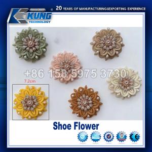 Practical Shoe Making Accessories Buckles Plastic Flower Shape