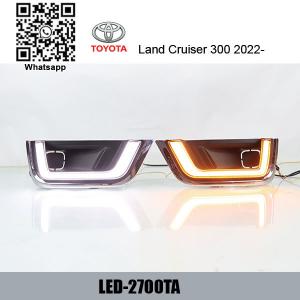 Toyota Land Cruiser 300 DRL LED Daytime driving turn signal Lights factory aftermarket