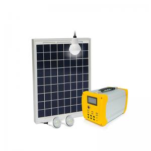China 3pcs *3W Solar Energy Home Systems 24Ah LiFePO4 50w Solar System supplier