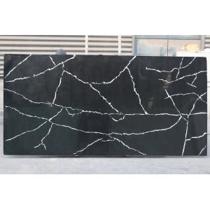 Kitchen Quartz Countertop Slabs Black Granite Slabs Quartz Stone Thickness 2cm / 3cm