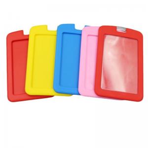 Multicolor Durable Silicone ID Card Holder Multipurpose Waterproof