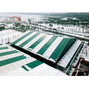 China Outdoor Sport Shelter Tent With Colorful Green And White For Football Venue supplier