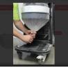 China Continuous Drop-down Fold-bag for Grinding Polishing Waste Sack Holder Bin Continuous Liners Refill With Cables wholesale