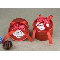 Cardboard Tube Packaging Cute Paper Wedding Candy Box With Ribbon