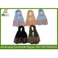 China China supplier Gilding spring summer scarf 70*180cm 100% Viscose pashmina keep fashion wrap on sale