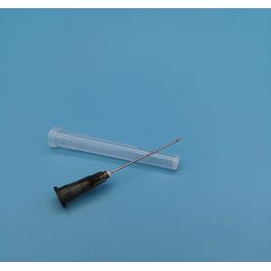 Black Hypodermic Needle Disposable Sterile Out Diameter 0.7mm 22G