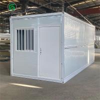 China Portable Prefab Foldable Container House Residential Emergency Housing Office on sale