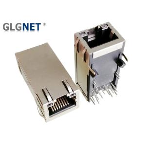 China Conector industrial del POE Rj45 Jack, Ethernet magnética Jack con la función de 100W POE supplier