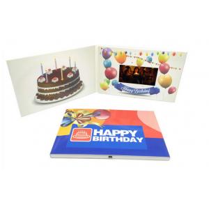 business advertising display electronic 4.3inch video booklet with USB cable , video brochure card