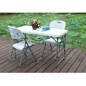 China HDPE Outdoor Plastic Folding Furniture Party Foldable Table supplier