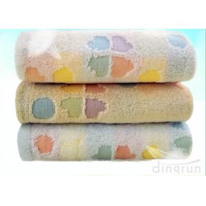 China Flannel Face Cloth / Embroidered Face Towels With Jacquard Logo supplier
