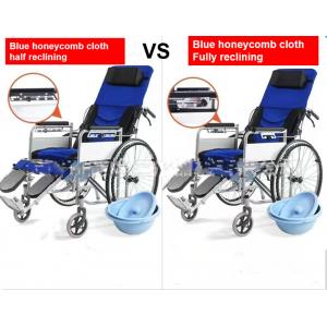 Disabled Elderly Lightweight Folding Wheelchairs For Travelling
