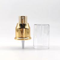China 24mm 24/410 Golden Aluminium Mini Sprayer Pump Essential Oil Spray Pump on sale