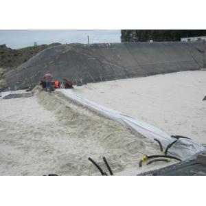 Needle Punched Nonwoven Geotextile Fabric Staple Fiber In Road Construction