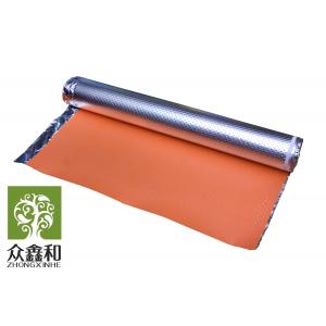 2mm Holed Underfloor Heating Underlay Aluminum Foil Durable Ixpe Foam Underlay