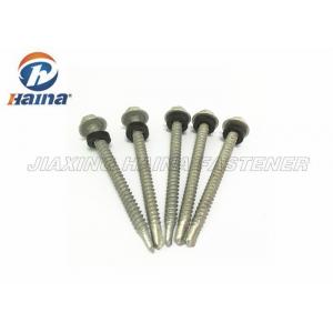 China Free Samples Alloy Steel Hot Dip Galvanized Self Drilling Screws and EPDM Washer supplier