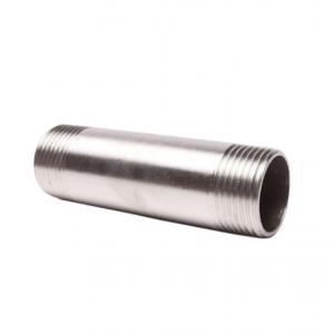 China 1/4''-4.0'' Stainless Steel Male Thread Pipe Nipple for Sanitary Double Pipe Fittings supplier