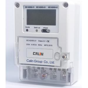 China IEC Standards Smart Electric Meter Remote Control Single Phase Watt Hour Meter supplier
