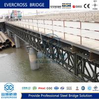 China HD200 Steel Bailey Bridge Double Rows Single Layer Reinforced DSR Double Lanes on sale