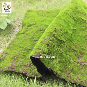 UVG landscape decor accessories flocking artificial moss carpet garden synthetic grass mat for indoors use GRS041