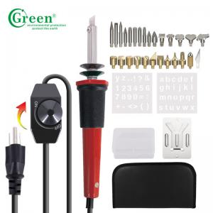 China PS10KT Wood Burning Kit / Soldering Kit 28 Tips With Regulator Temperature Control supplier