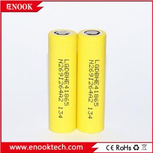 China Wholesale  HE4 battery, ICR18650HE4 18650 2500mAh 3.6V he4 battery, he2 35Amps 18650 3.7v lithium ion polymer battery supplier