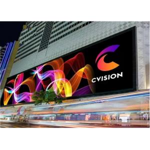 China Iron P6 LED Advertising Billboard For Street Architecture supplier