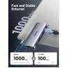 China USB C Hub, 10-in-1 USB-C Docking Station, 4K-HDMI& VGA Dual Monitor, 1Gbps Ethernet,100W PD, 3 3.0 Ports,3.5mm Audio Jack wholesale