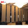 China Banquet Hall Folding Removable Partition Walls 6063-T6 Aluminum Frame wholesale