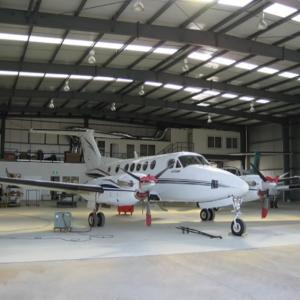 Multifunctional Aircraft Hangar Buildings ODM Prefab Metal Office Buildings