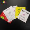 China Facial Mask Pack Aluminum Foil Stand Up Pouch Cosmetic Cream Oil Mylar Packing Bag wholesale