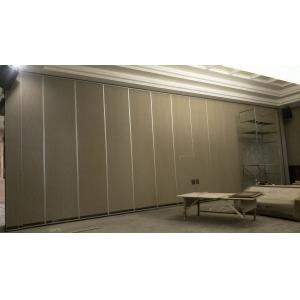 Interior Soundproof Aluminium Hotel Movable Partition Walls with Sliding Door Roller