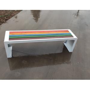Customizable Outdoor Metal Bench For Yard School Mall Business