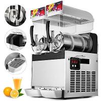 China Double Bowls Fruit Juice Frozen Slush Machine , Frozen Margarita Machine on sale