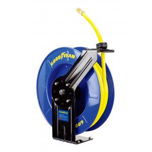 China Goodyear Steel Spring Driven Low Pressure air water retractable hose reel 20m hose supplier
