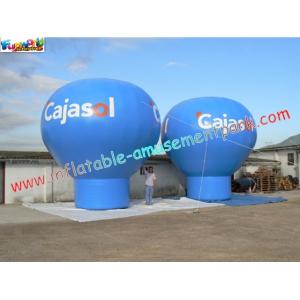 Custom made Outdoor Blue color Advertising Inflatables Cold Air Balloons